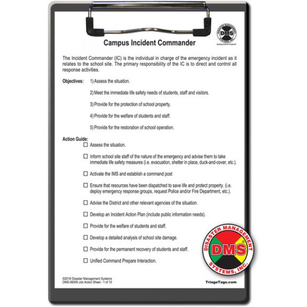 Mobile Incident Action Plan Kit