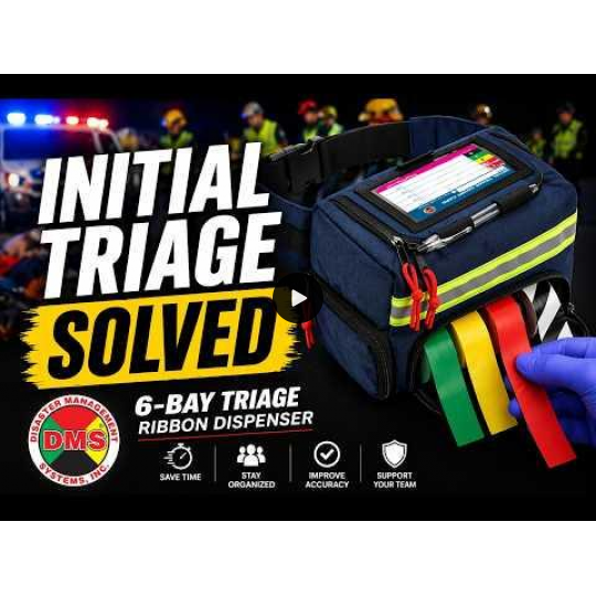 6-Bay Triage Ribbon Dispenser