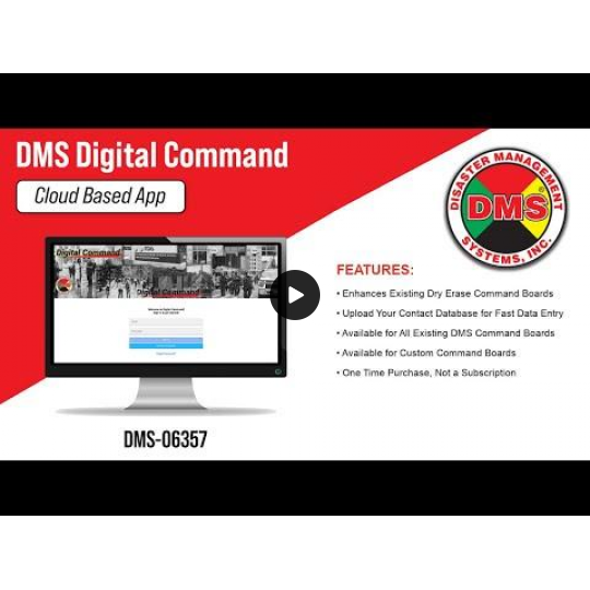 HICS 2014 Command Board Deluxe Toolkit - 76 Position for Large Hospitals