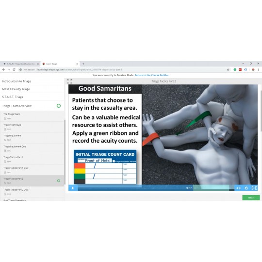 Online S.T.A.R.T. Triage Course