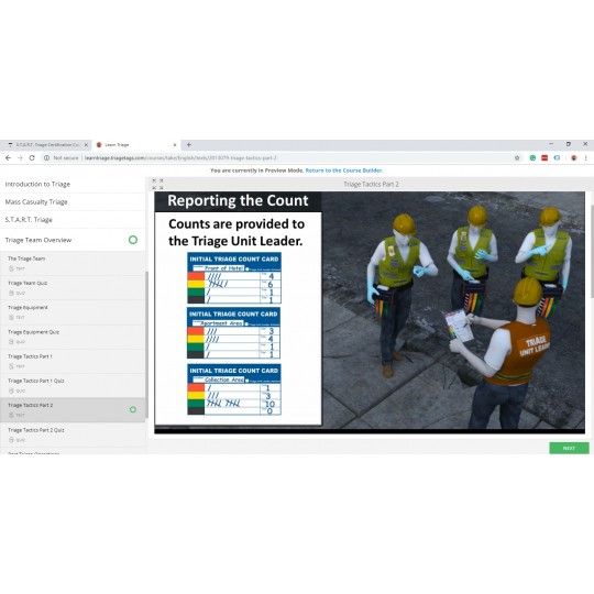 Online S.T.A.R.T. Triage Course