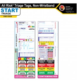 All Risk® Triage Tags, Non-Wristband