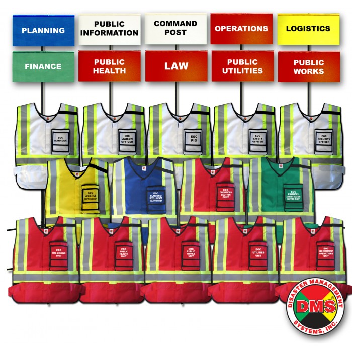 EOC Flag & Vest Kit for Small Towns and Private Industries EOC Flag & Vest Kit for Small Towns and Private Industries