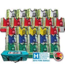 HICS 2014 Command Vest Kit - 26 Position for Medium Hospitals