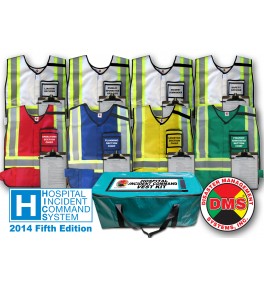 HICS 2014 Command Vest Kit - 8 Position for Small Hospitals