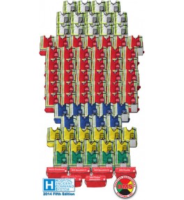 HICS 2014 Command Vest Kit - 76 Position for Large Hospitals