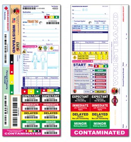 All Risk® Triage Tags with Patient Wristband - Florida Version