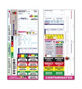 All Risk® Triage Tags with Patient Wristband