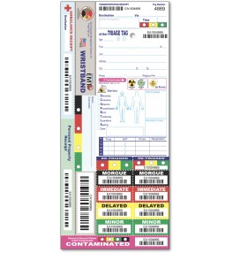 All Risk® Triage Tags with Patient Wristband Series