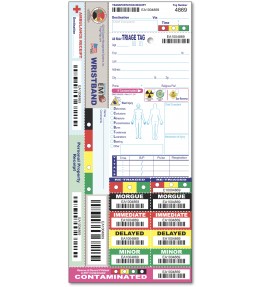 All Risk® Triage Tags with Patient Wristband Series