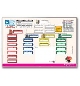 HICS 2014 Command Board Deluxe Toolkit - 26 Position for Small Hospitals