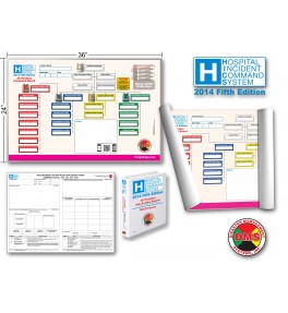 HICS 2014 Command Board Deluxe Toolkit - 26 Position for Small Hospitals