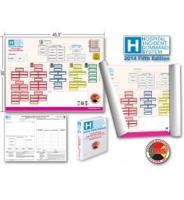 HICS 2014 Command Board Deluxe Toolkit - 76 Position for Large Hospitals