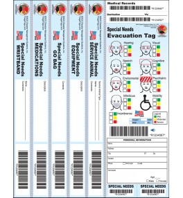 Special Needs Evacuation Tag