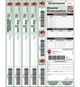 Disaster Evacuation Tag