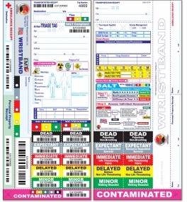 All Risk® SALT Triage Tag with Wristband