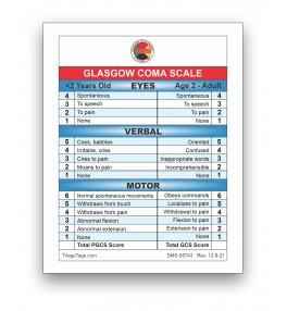 Glasgow Coma Scale / JumpSTART Pediatric Cards