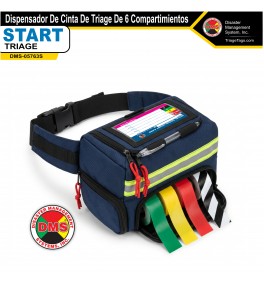 Dispensador de Cinta de Triage de 6 Compartimientos