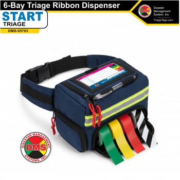 6-Bay Triage Ribbon Dispenser 6-Bay Triage Ribbon Dispenser