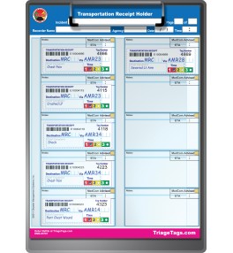 EMT3® Transportation Receipt Holder - Refill Pack