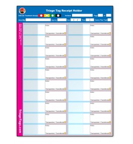 EMT3® Triage Tag Receipt Holder - Refill Pack