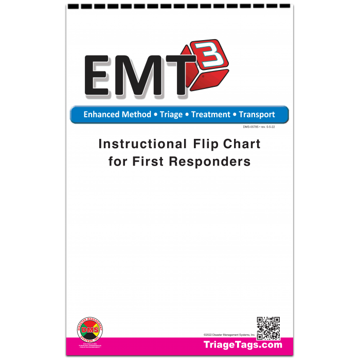 EMT3® Instructional Flip Chart for First Responders