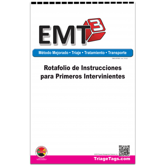 EMT3® Instructional Flip Chart for First Responders