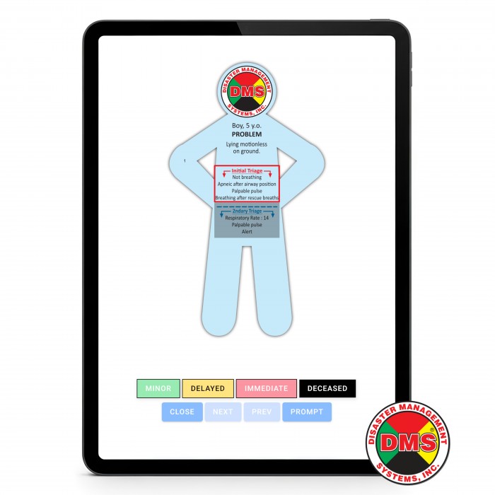 Pediatric JumpSTART Victim Set - Digital Deck Pediatric JumpSTART Victim Set - Digital Deck