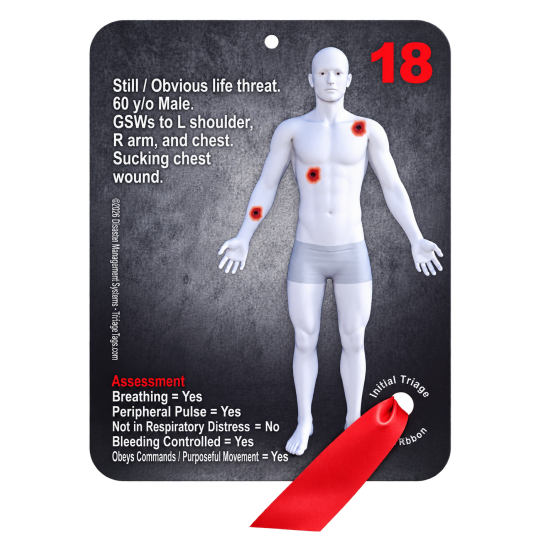 SALT Active Shooter Victim Cards - Deck of 32 SALT Active Shooter Victim Cards - Deck of 32