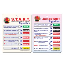 START/JumpSTART Large Algorithm Cards