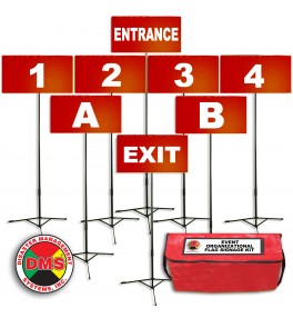 Event Organizational Flag Signage Kit