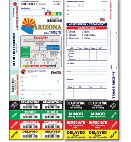 All Risk® Triage Tags - Arizona Version (RAMP & START Triage Available)