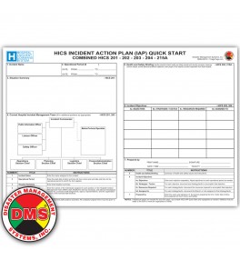 HICS IAP Quick Start Worksheet Pad