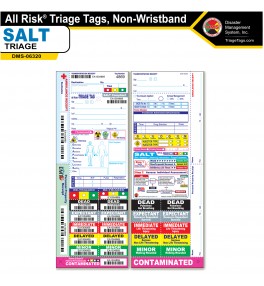 All Risk® SALT Triage Tag, Non-Wristband