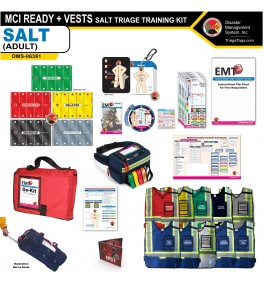 MCI Ready + Vests Triage Training Kit - SALT