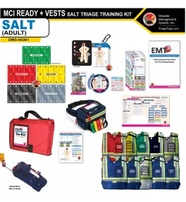 MCI Ready + Vests Triage Training Kit - SALT
