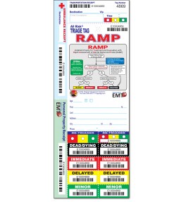 All Risk® RAMP Triage Tag, Non-Wristband