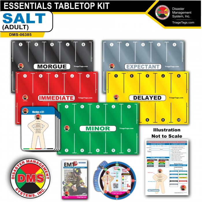 Essentials Triage Tabletop Training Kit - SALT Version