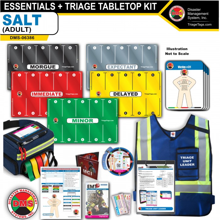 Essentials + Triage Tabletop Training Kit - SALT Essentials + Triage Tabletop Training Kit - SALT
