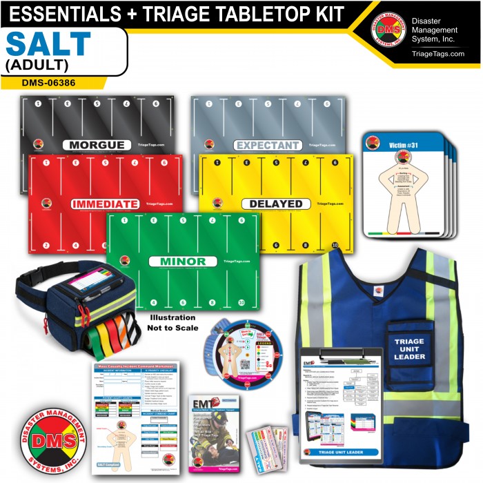 Essentials + Triage Tabletop Training Kit - SALT
