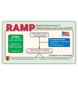 RAMP Triage Wallet Cards