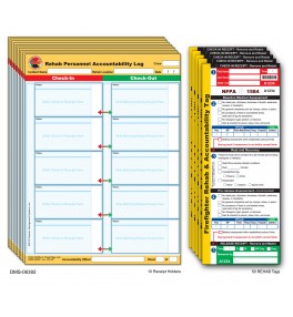 Firefighter REHAB Accountability System - Refill Package