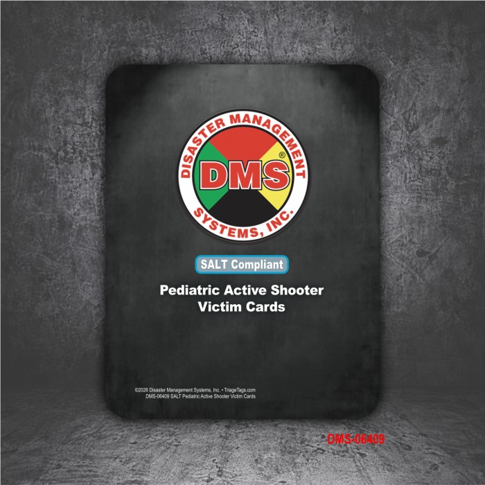 SALT Pediatric Active Shooter Victim Cards - Deck of 32 SALT Pediatric Active Shooter Victim Cards - Deck of 32