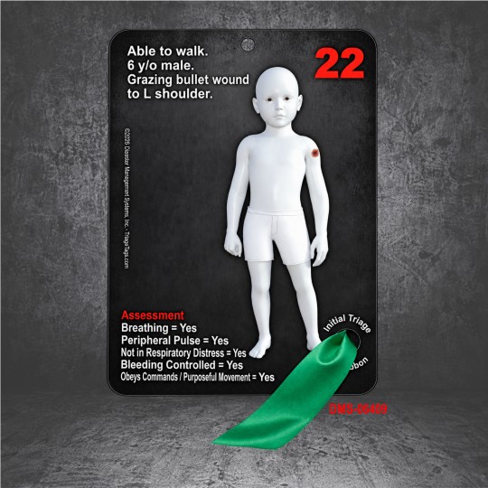 SALT Pediatric Active Shooter Victim Cards - Deck of 32 SALT Pediatric Active Shooter Victim Cards - Deck of 32