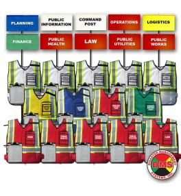 EOC Flag & Vest Kit for Small Towns and Private Industries