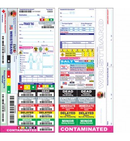 All Risk® SALT Triage Tag with Wristband