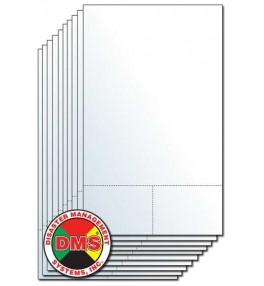 Blank Window Vest Insert Pack