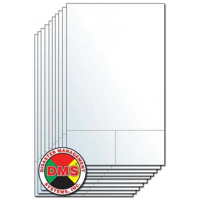Blank Window Vest Insert Pack Blank Window Vest Insert Pack
