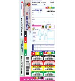 All Risk® Triage Tags with Patient Wristband