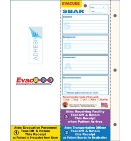 Evac123® Patient Evacuation Tag